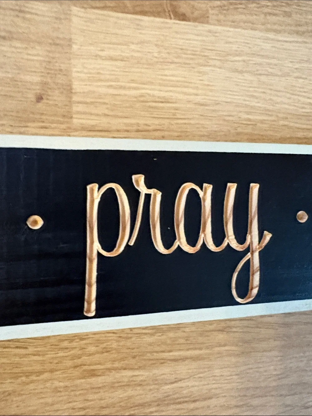 NEW eat•pray•love Wood Sign Farm-house Style Engraved Rustic Primitive